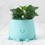 Happy Pot Planter - Matte Light Blue - Medium