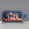 Dogs Birthday - Message in a Bottle - Pop Up Card