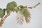 Large Textured Leaf Studs | Tropical Earrings | Kaiko Studio