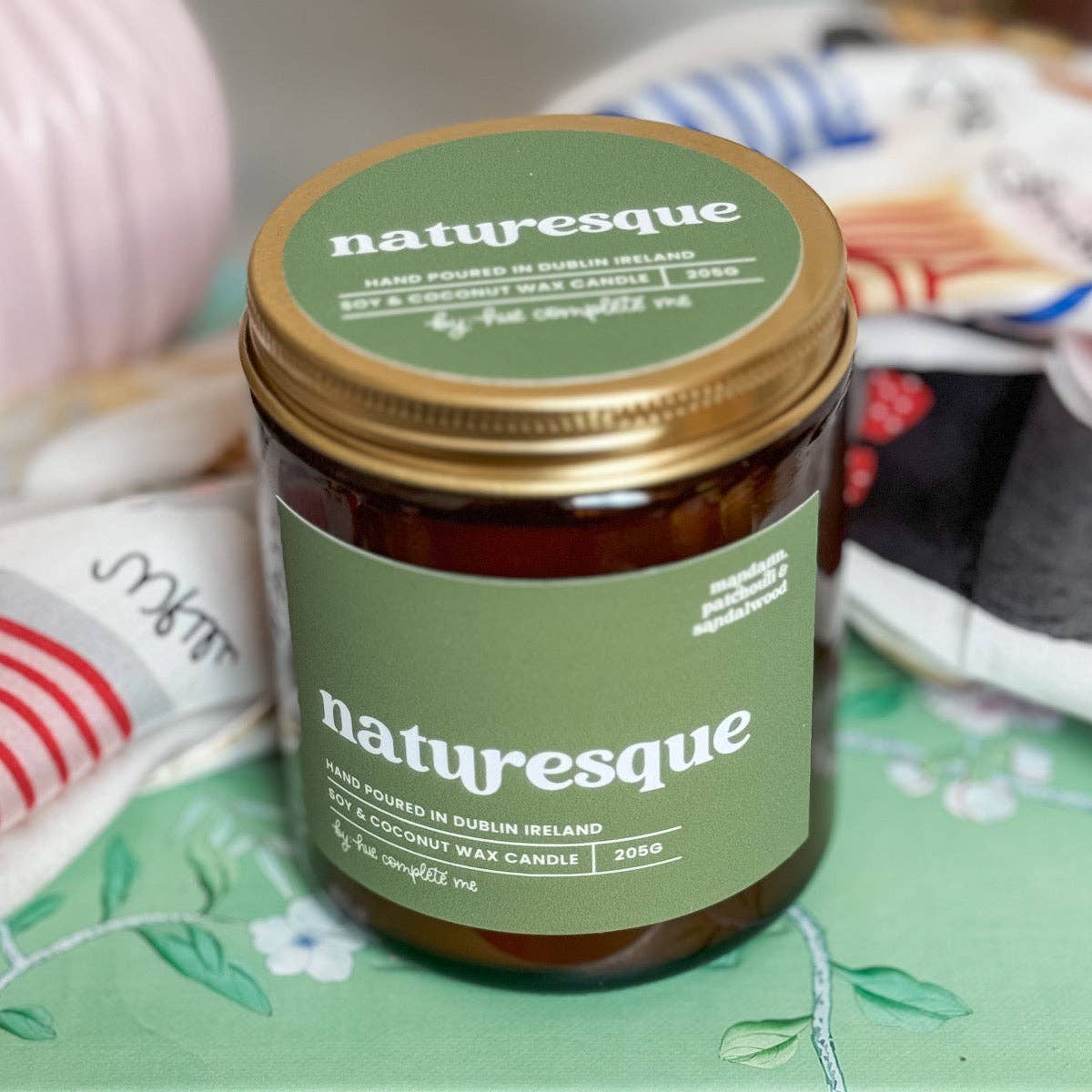 Naturesque Amber Jar Candle