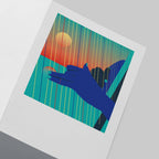 Harp Greeting Card