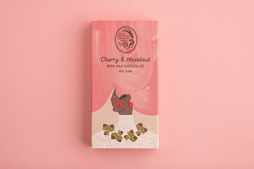 42% Milk Chocolate with Cherry and Hazelnut