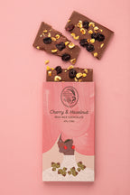 42% Milk Chocolate with Cherry and Hazelnut