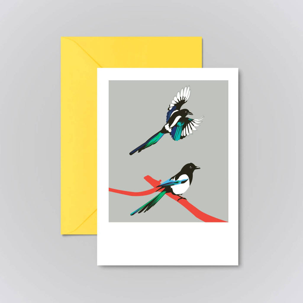 Magpie Greeting Card