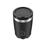 340ml Chillys Coffee Cup - Monochrome Black