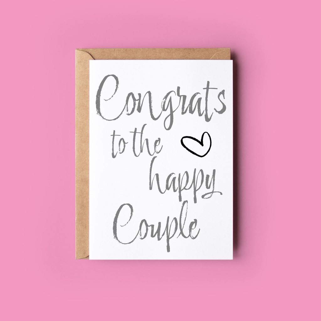 Congrats to the Happy Couple