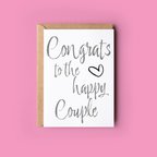 Congrats to the Happy Couple