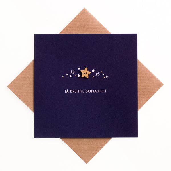 Lá Breithe Sona Duit - Irish Birthday Star