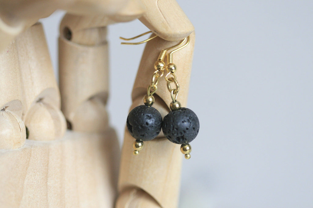 Lava Earrings | Essential Oil Diffuser Earrings