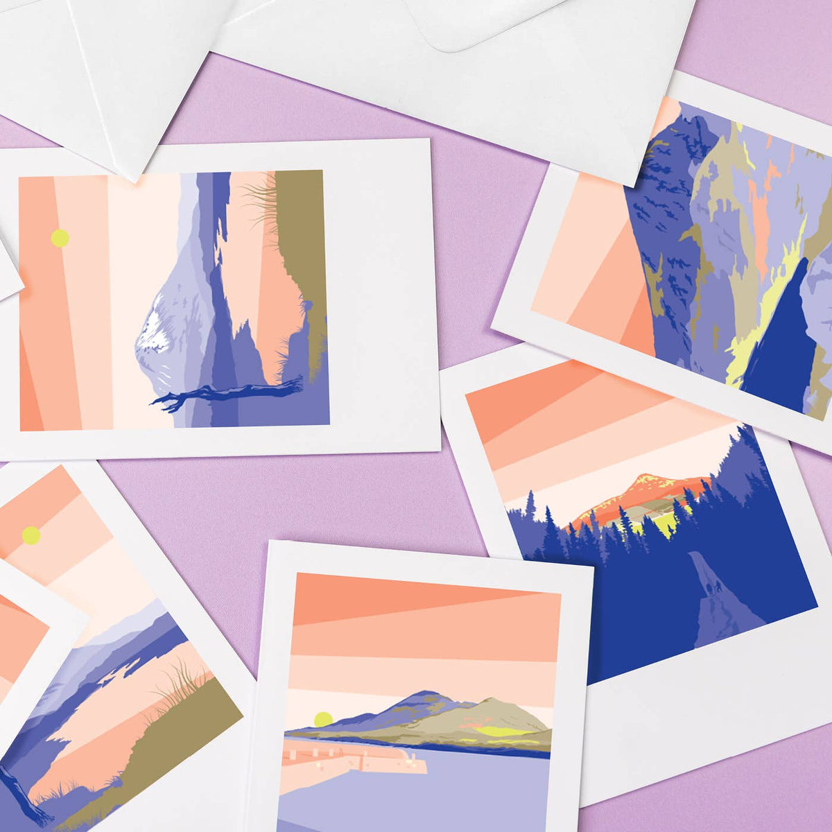 Mountain Greeting Card Box