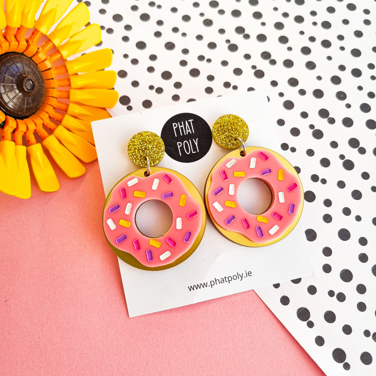 Donut Kill My Vibe! Earrings – Phat Poly