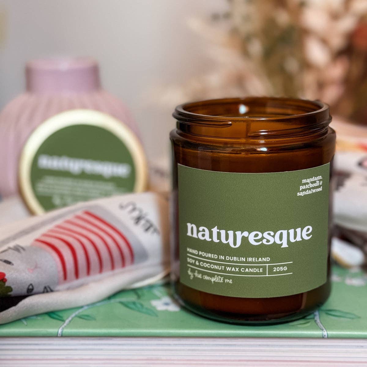 Naturesque Amber Jar Candle