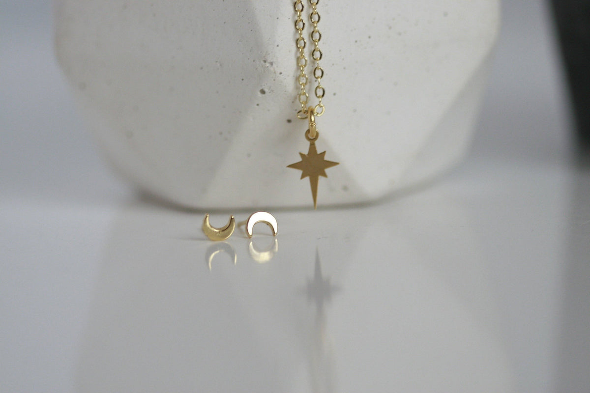 Dainty Celestial Jewellery SET | Gold Plated | Kaiko Studio