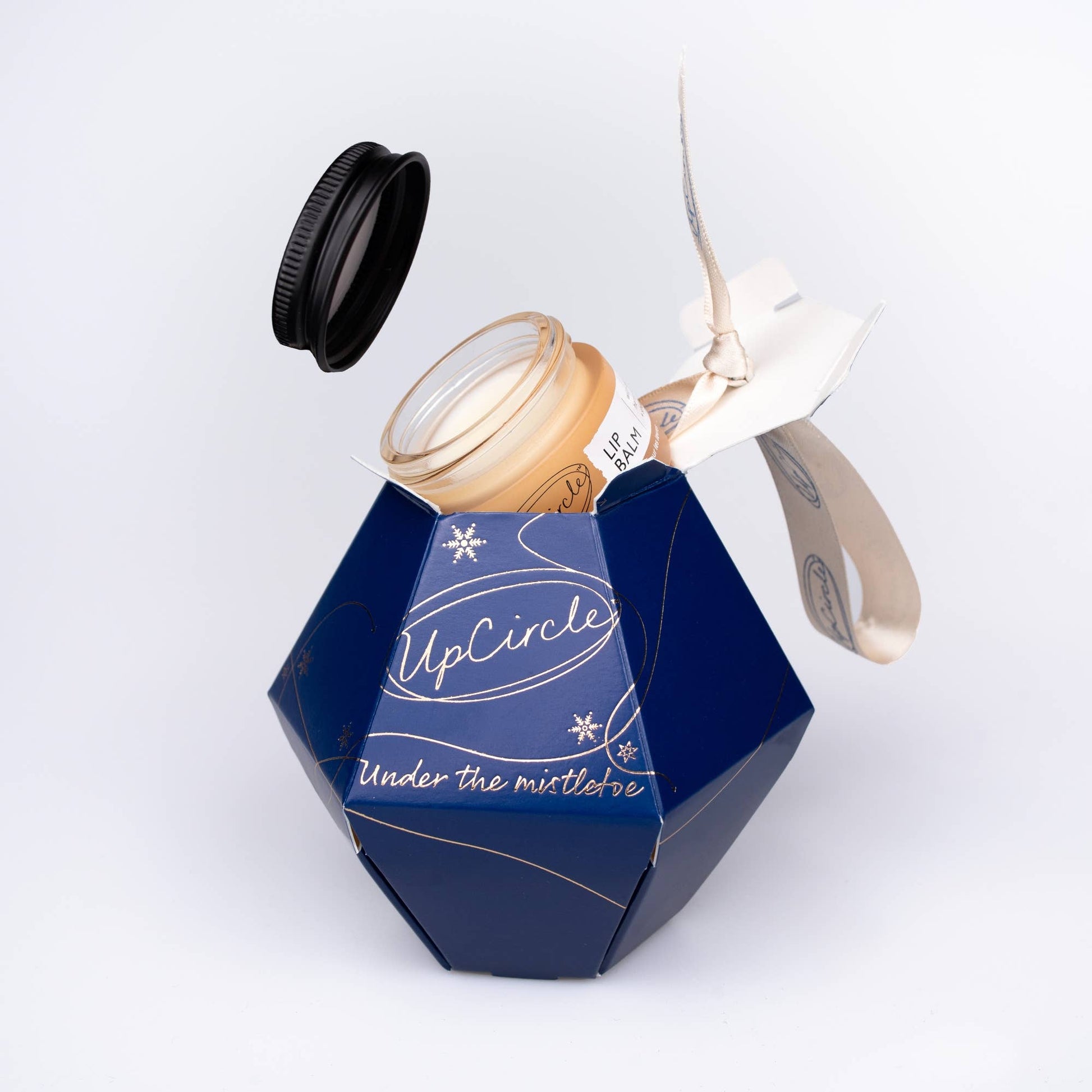 'Under the Mistletoe' 100% Natural Lip Balm Christmas Bauble