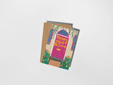 New Home Illustrated Greeting Card