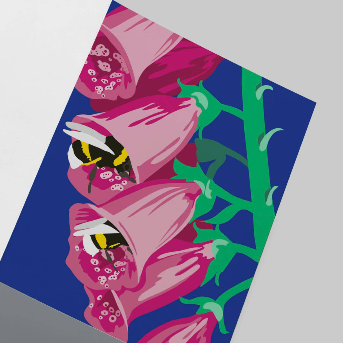 Foxglove Greeting Card
