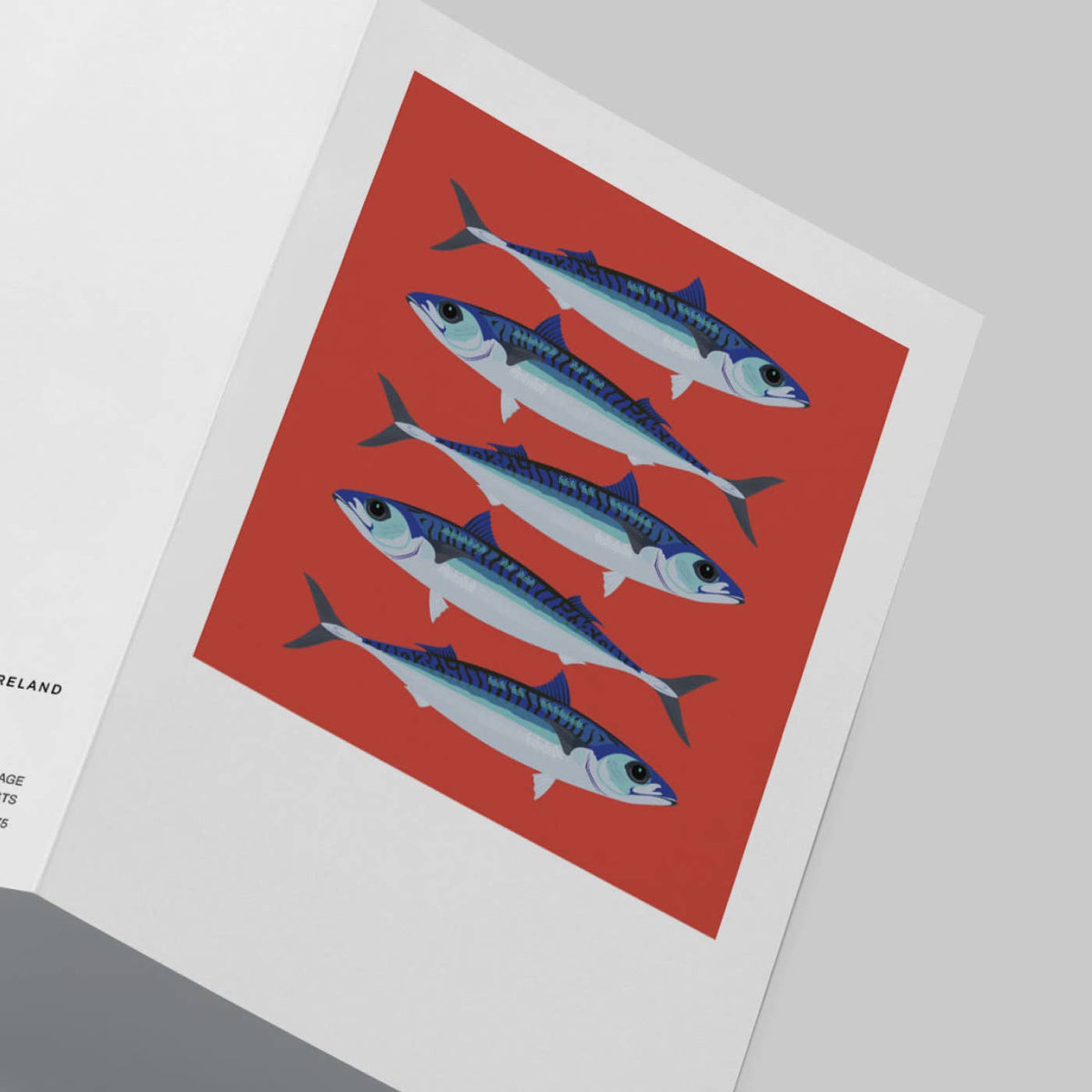 Mackerel Greeting Card