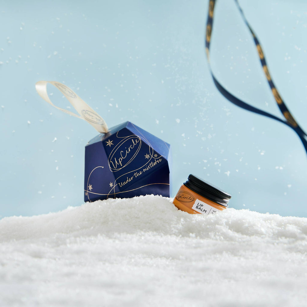 'Under the Mistletoe' 100% Natural Lip Balm Christmas Bauble