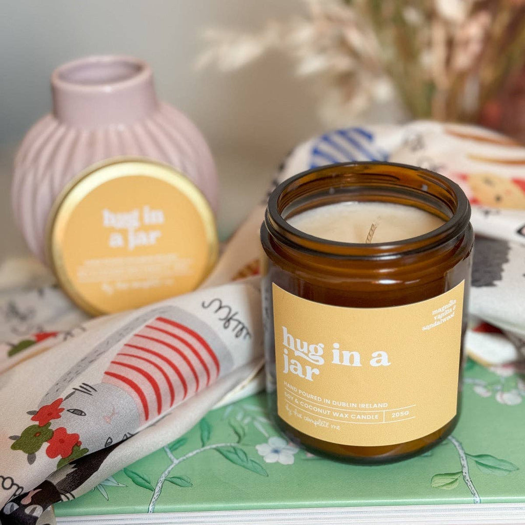 Hug In A Jar Amber Jar Candle
