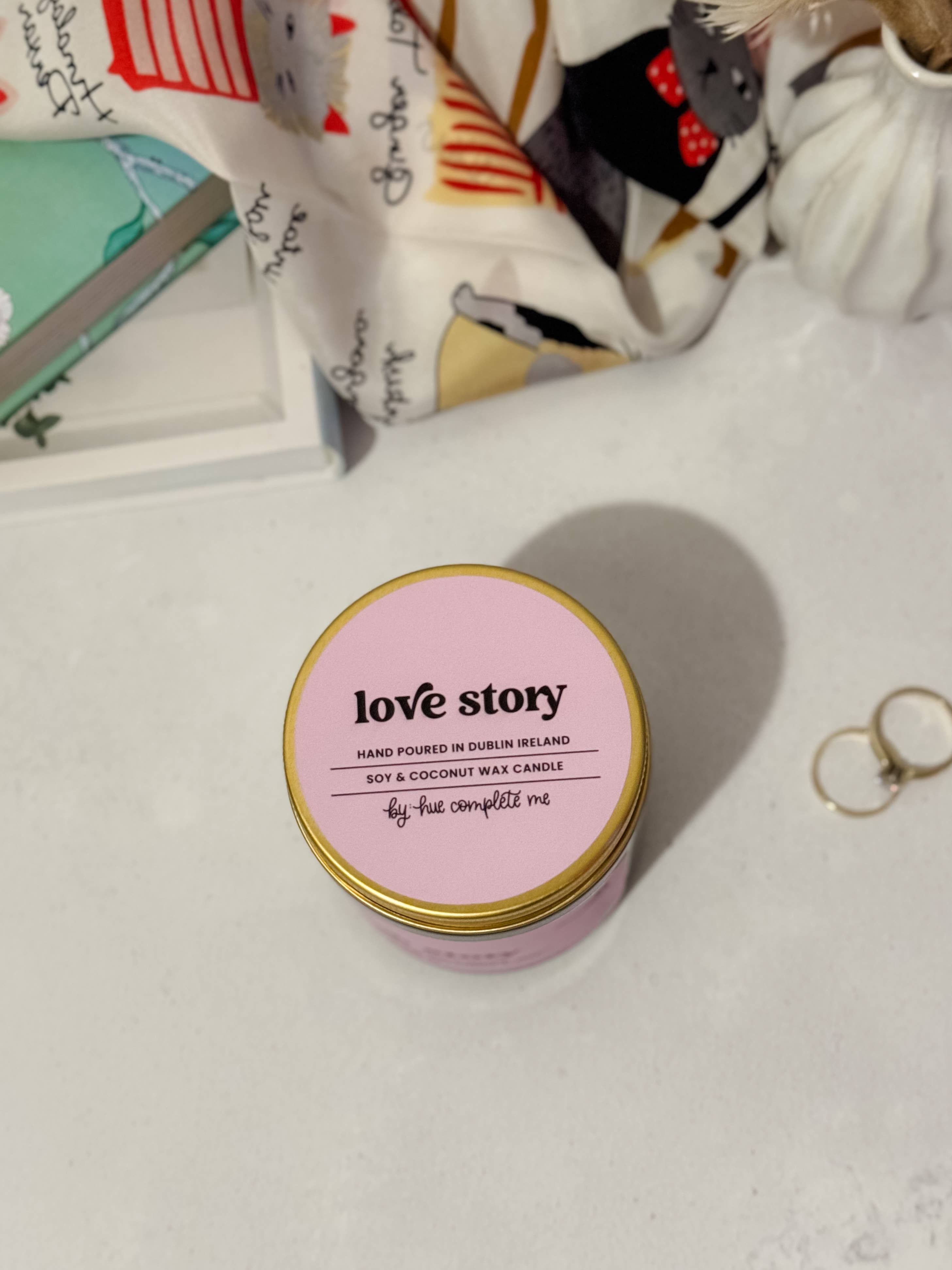 Love Story Amber Jar Candle
