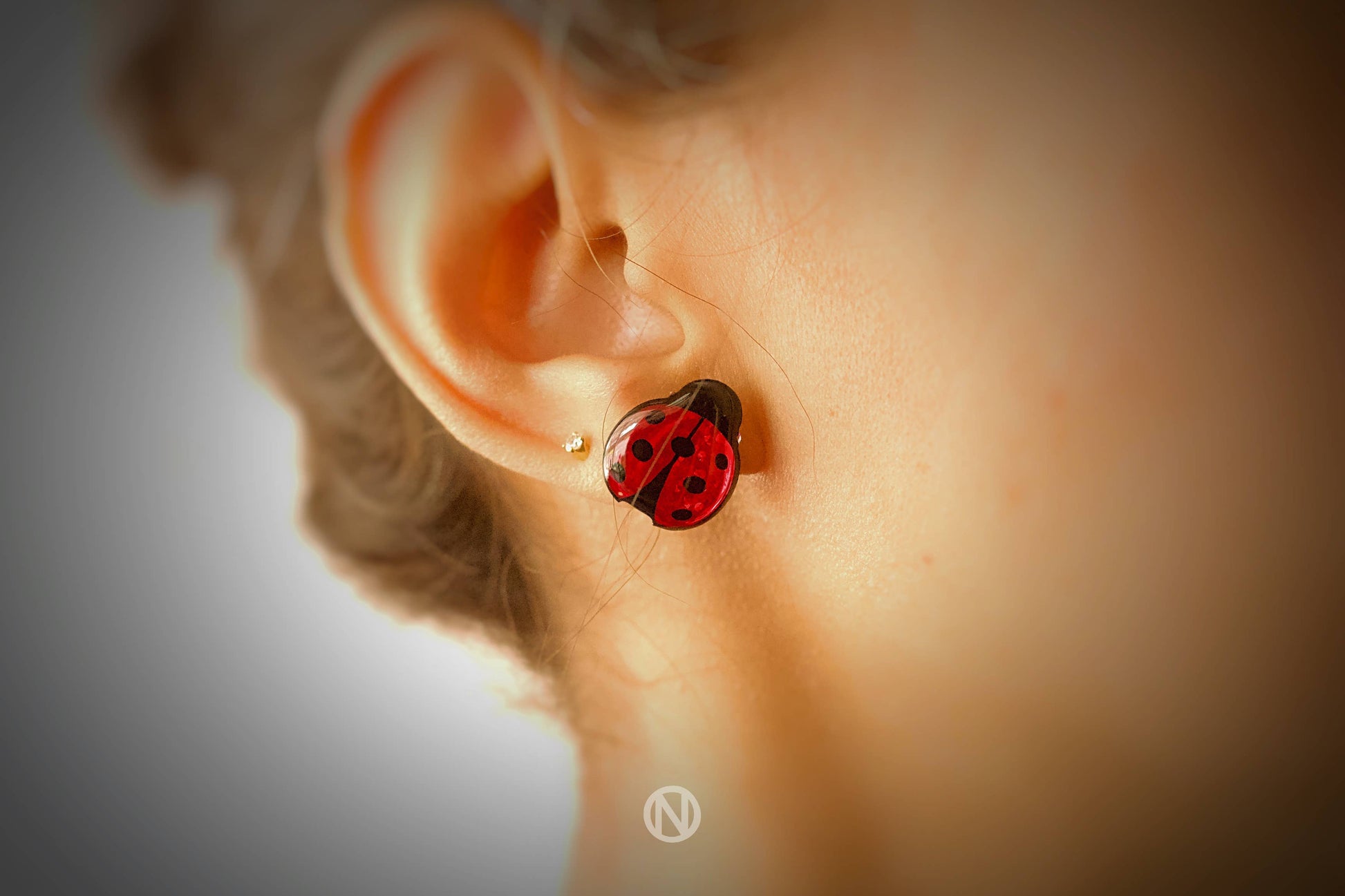 Ladybird Stud Earrings - Naoi