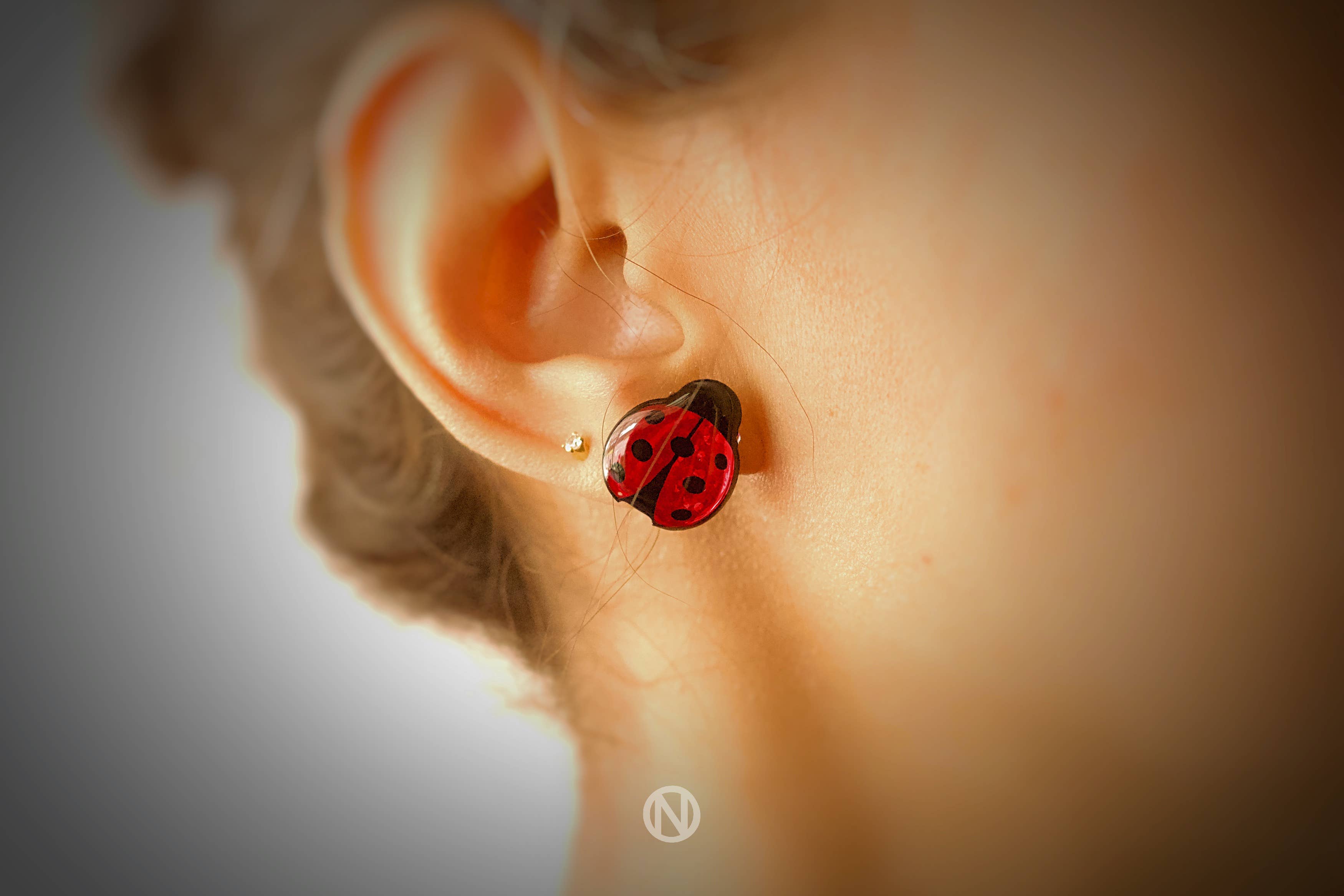 Ladybird Stud Earrings - Naoi