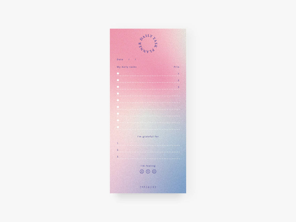 “slim” notepad/Daily Tasks