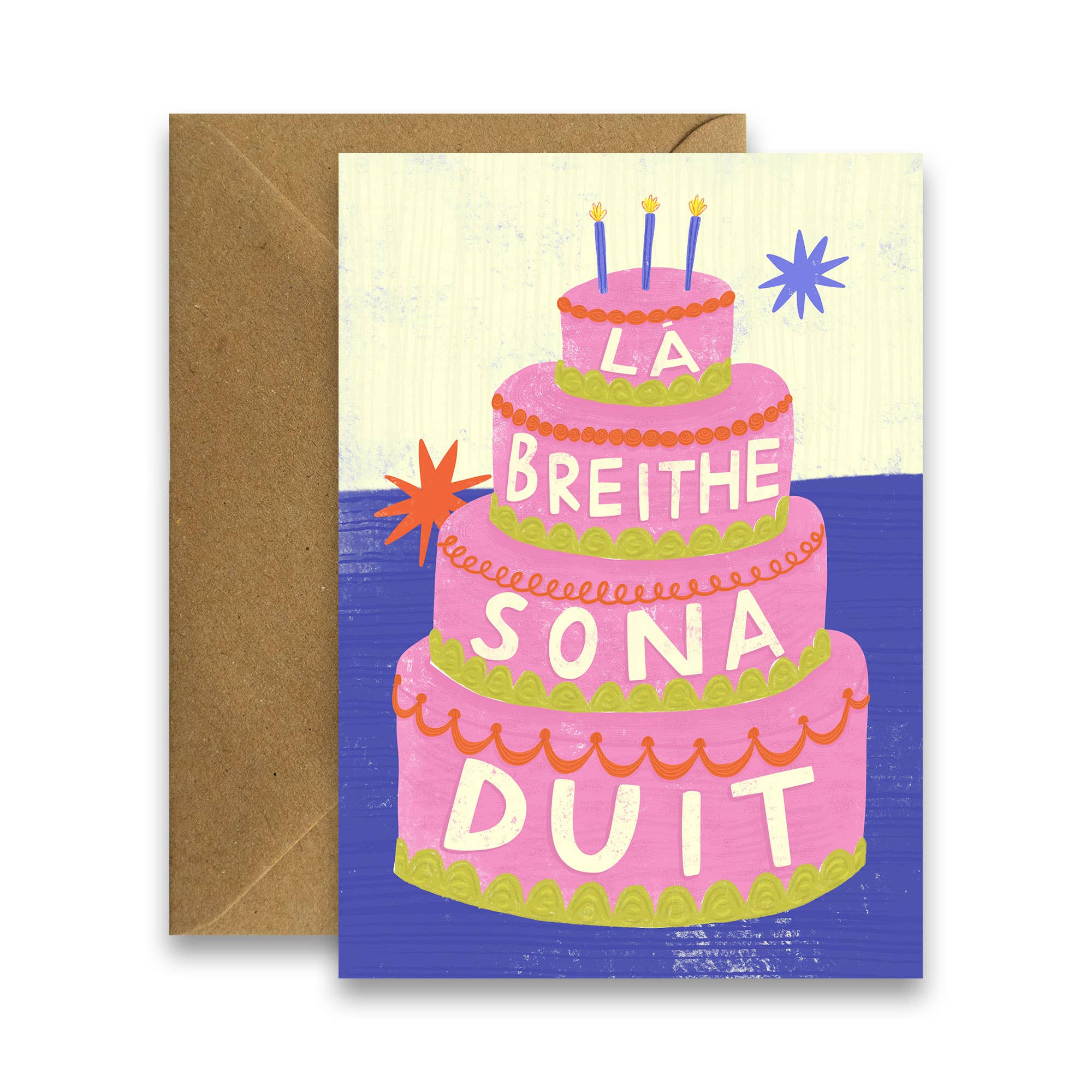 La Breithe Sona Duit - Irish Language Birthday Card