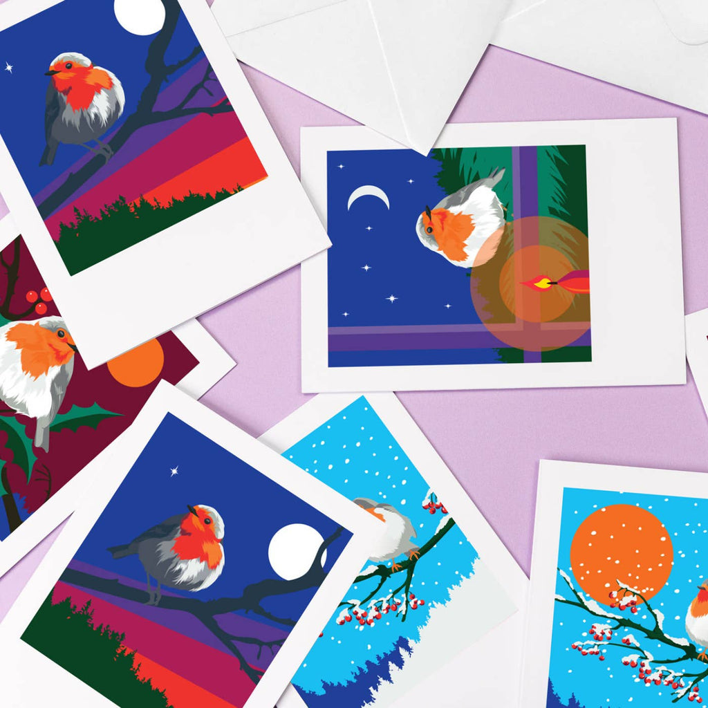 Robin Greeting Card Box - Pawpear