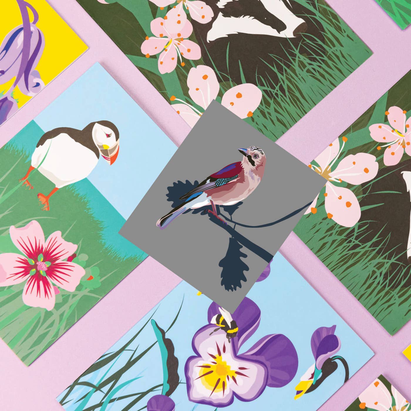 Tree-mallow Greeting Card