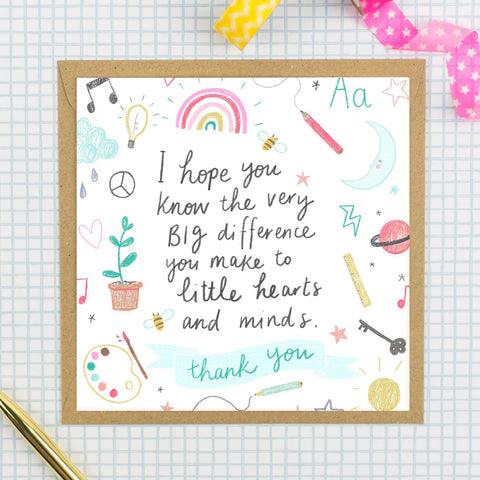 You Make A Big Difference To My Little Person