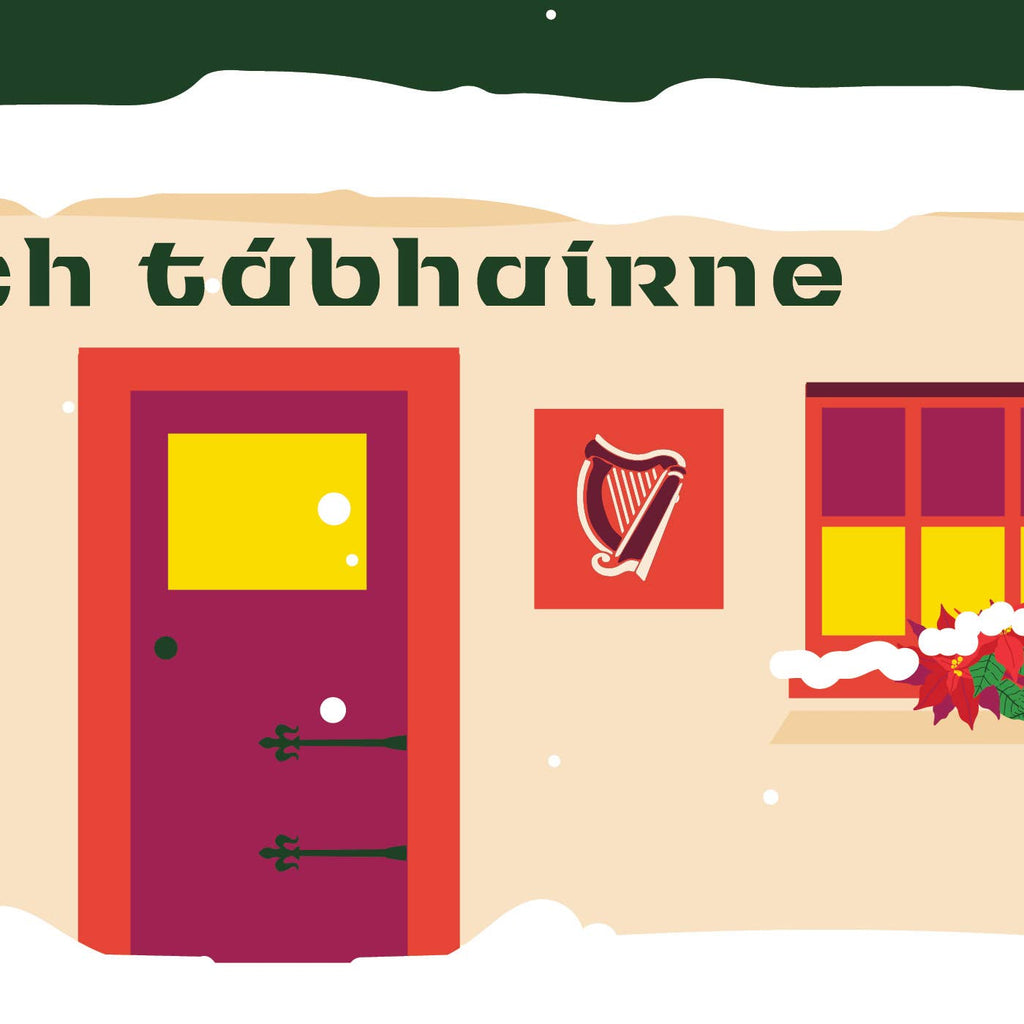Festive Pub Mini Greeting Card