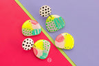 Polka Abstract Statement Earrings - Handmade to Order