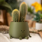 Happy Pot Planter - Matte Green - Medium