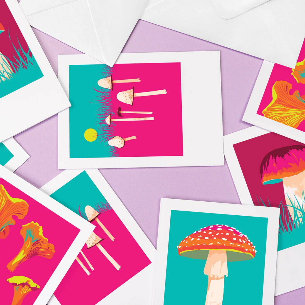 Shaggy Ink Cap Greeting Card
