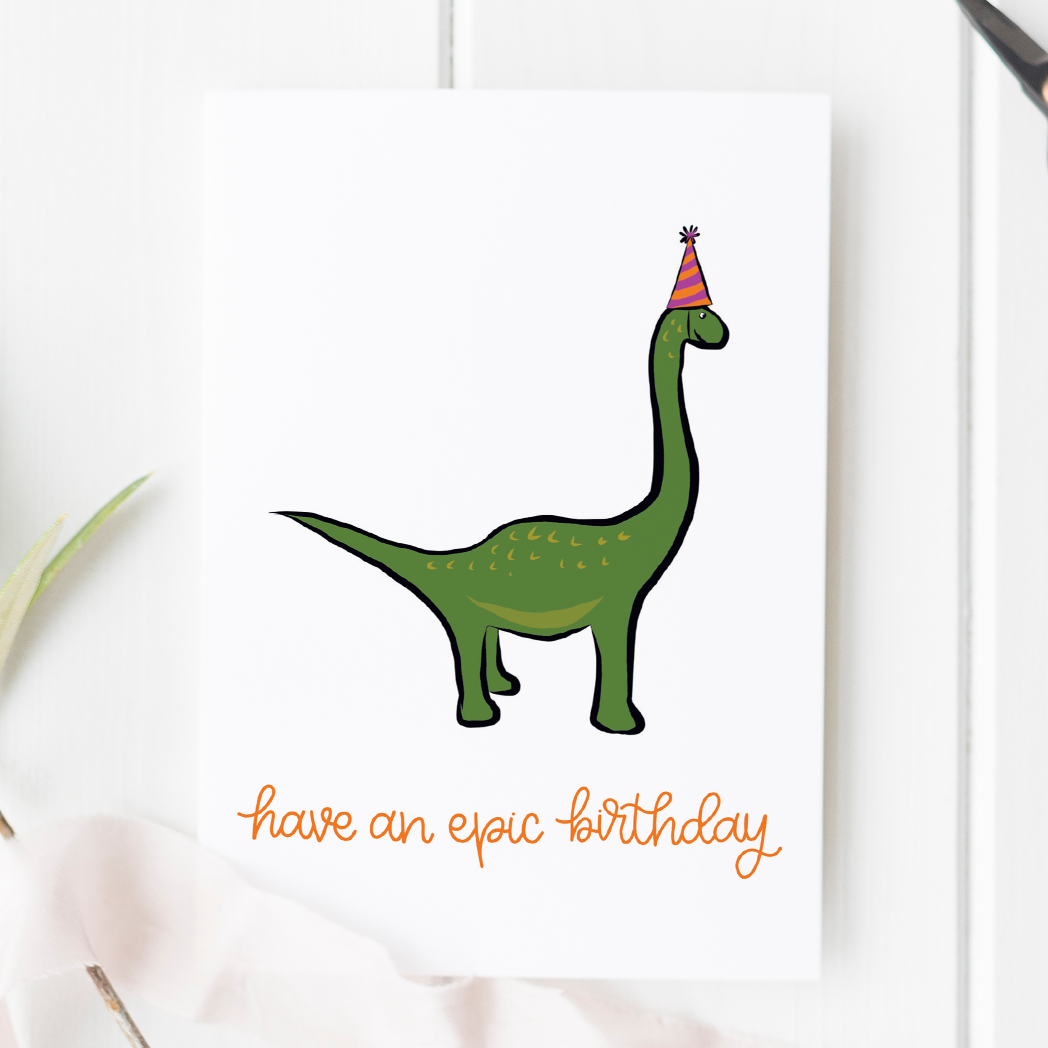 Have An Epic Birthday Dinosaur Card