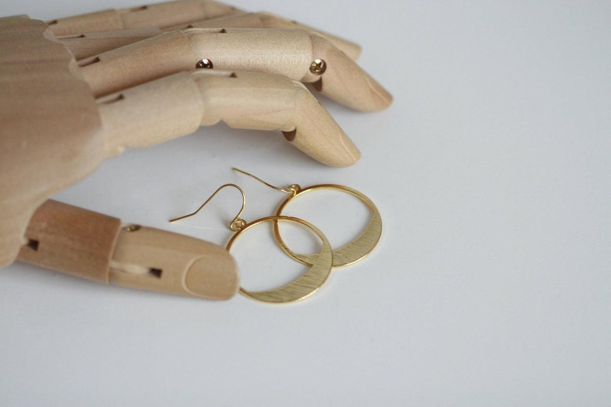 Delicate Geometric Earrings | Minimal | Kaiko Studio