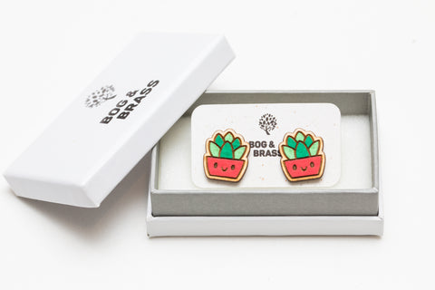 Succulent Earrings 05