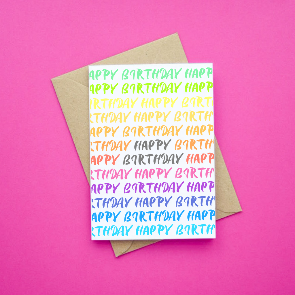 Happy Birthday - 5"x7" Birthday cards