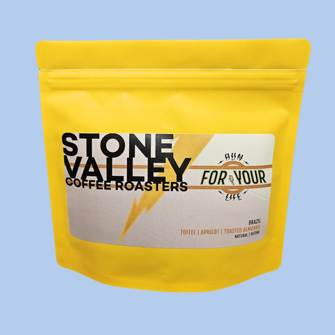 Stone Valley 250g Whole Beans - Run For Your Life - Brazil