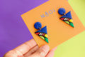 Deco Statement Earrings - Naoi