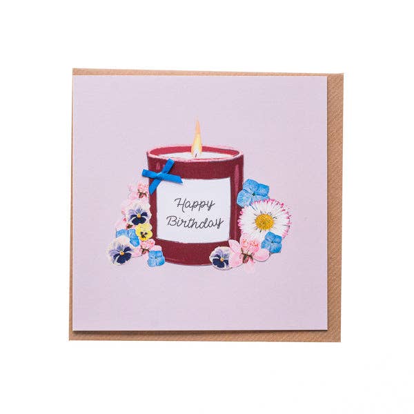 Flower Birthday Candle