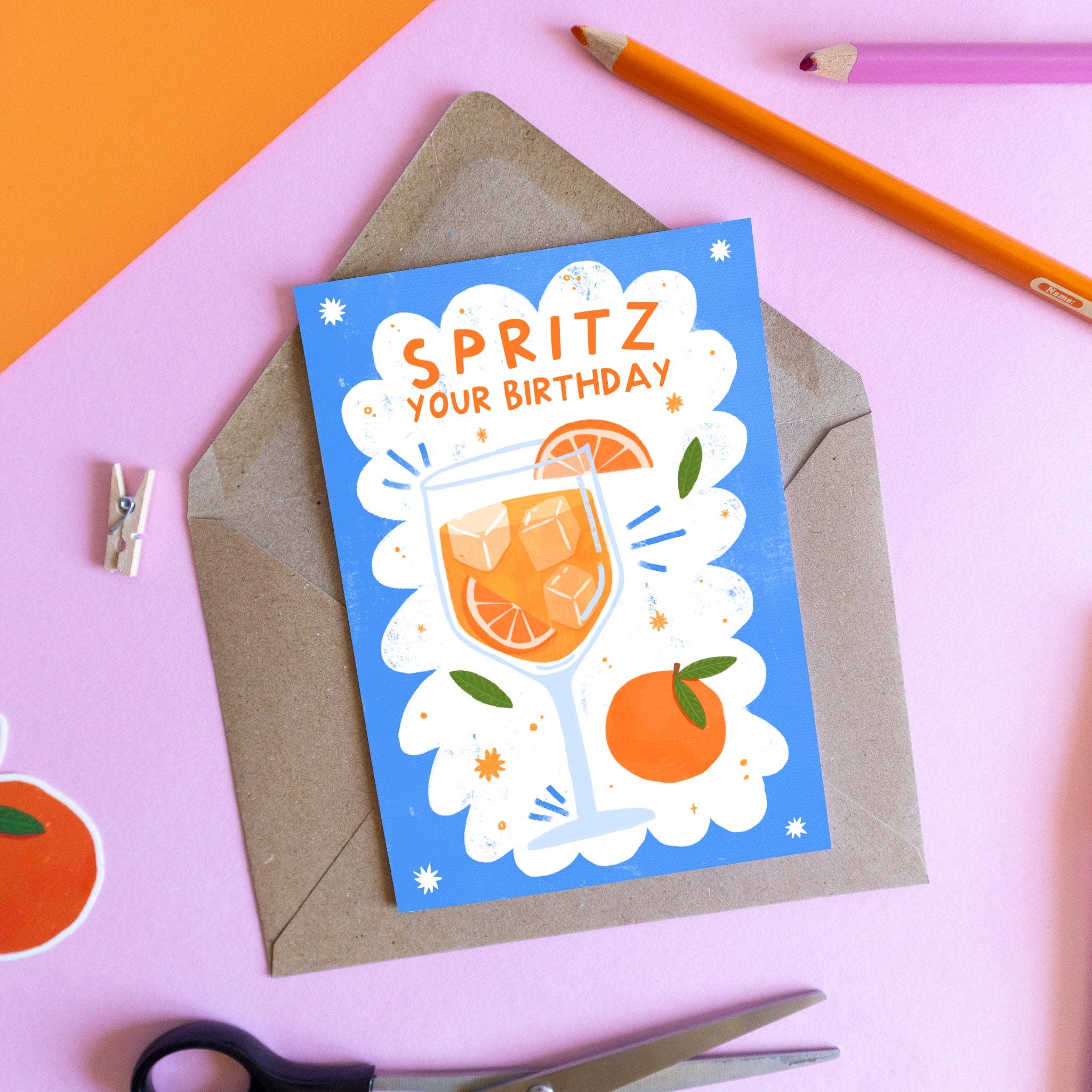 Spritz Your Birthday - Aperol Birthday Card