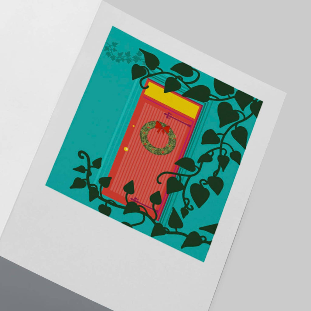 Red Door Greeting Card