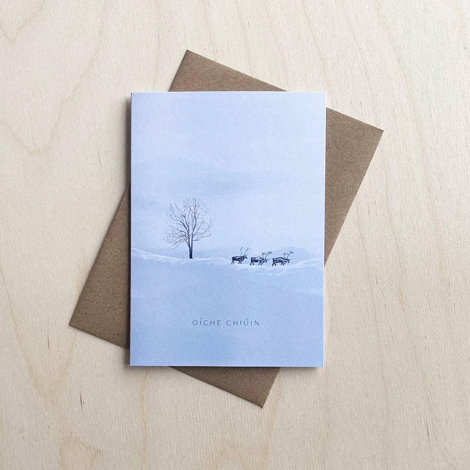 Oíche Chiúin Irish Christmas card