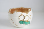 Delicate Turquoise & Gold Earrings