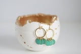 Delicate Turquoise & Gold Earrings