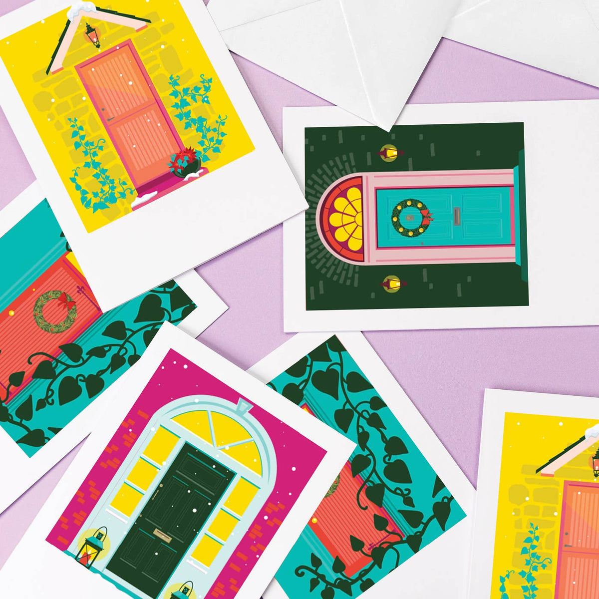 Red Door Greeting Card