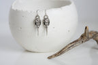 Silver Plated Skull Earrings | Blackbird