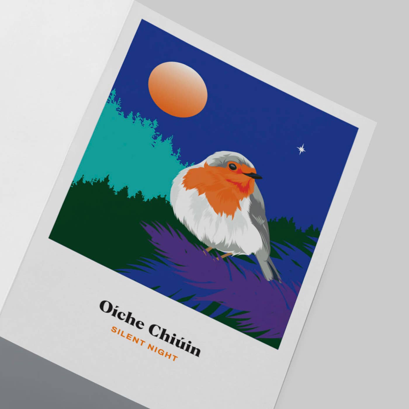 Robin Christmas Card - Pawpear